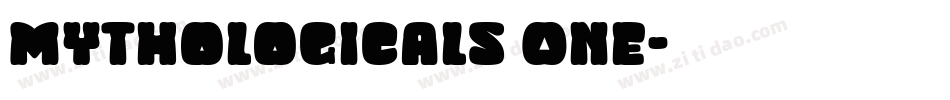 Mythologicals One字体转换